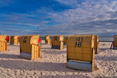 Strandkörbe an der Ostsee